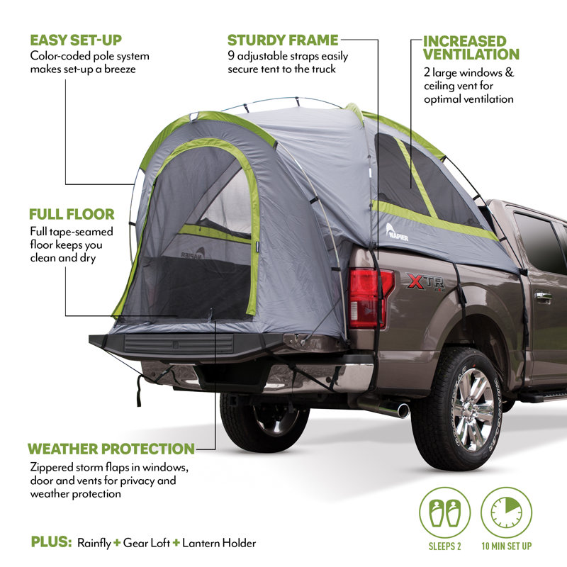 Napier Outdoors Backroadz 2 Person Truck Tent Reviews Wayfair